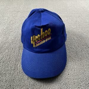 Yoohoo Chocolate Drink Hat Adult One Size Blue Adjustable Cap Casual Men's